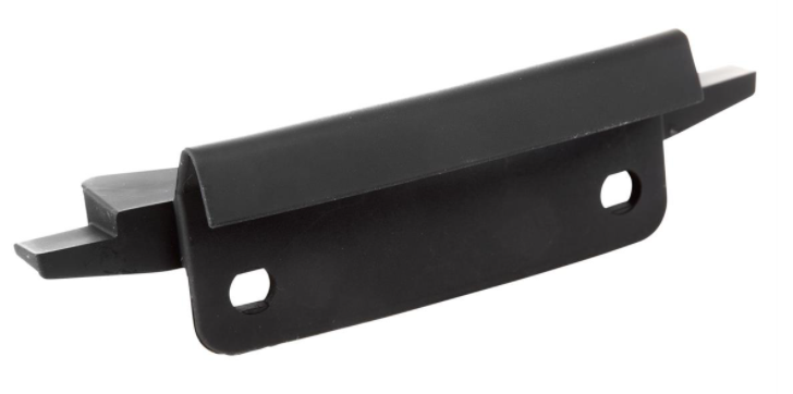 Connector mono slot buis been schild zwart mat voor Vespa Primavera/Sprint 50-150ccm