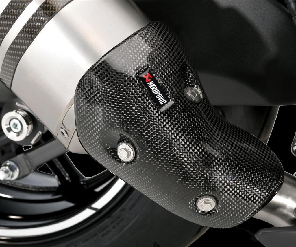 Hitteschild, carbon (optioneel) Z1000 vanaf 2014 - Origineel Kawasaki