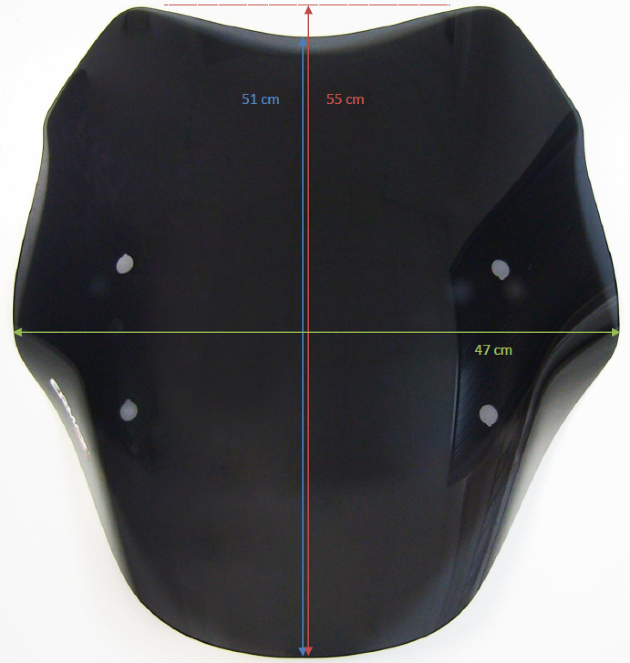 Windscherm ERMAX Sport voor Piaggio MP3 400 HPE (22-), getint/lichtzwart