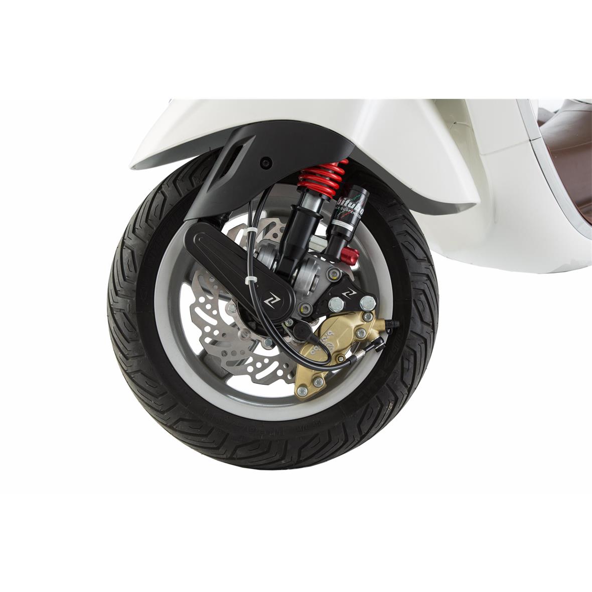 Swingarm afdekking, zwart Zeloni voor Vespa Primavera/Sprint/GTS/GTS Super 50-300cc ('14-'16)