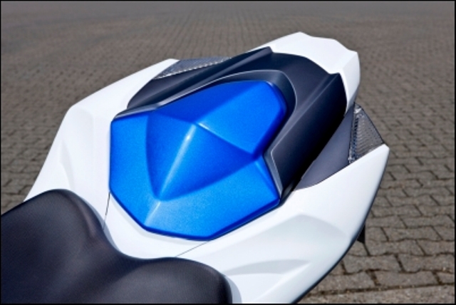 Achterbankhoes, blauw voor Suzuki GSX-R1000 BJ. 2012-2016