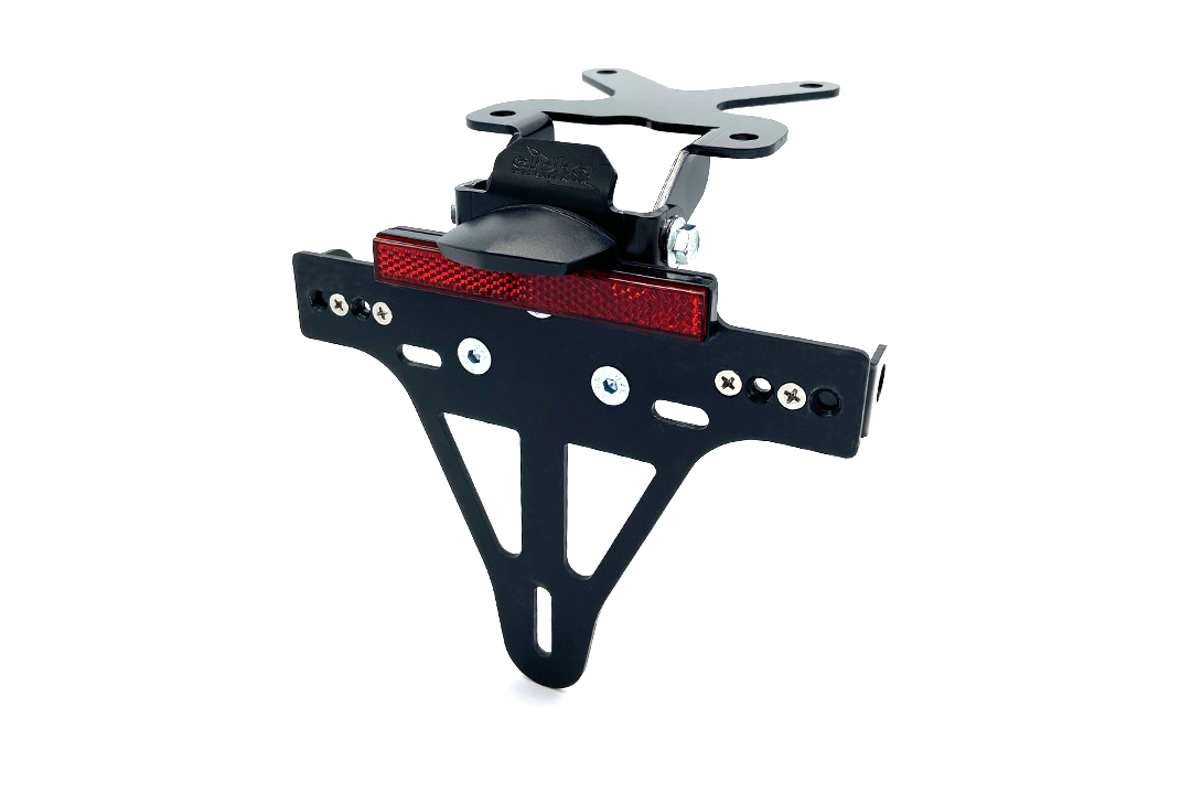 alpha Technik Kennzeichenhalter für Yamaha Fazer 8 / FZ8 ab 2010 und FZ1 ab 2006-