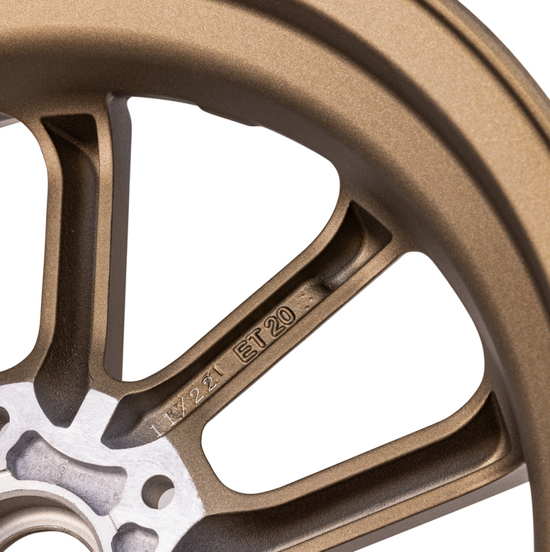 Velg voor/achter 12" voor Vespa GTS/GTS Super/GTV/GT 60/GT/GT L 125-300ccm, mat brons
