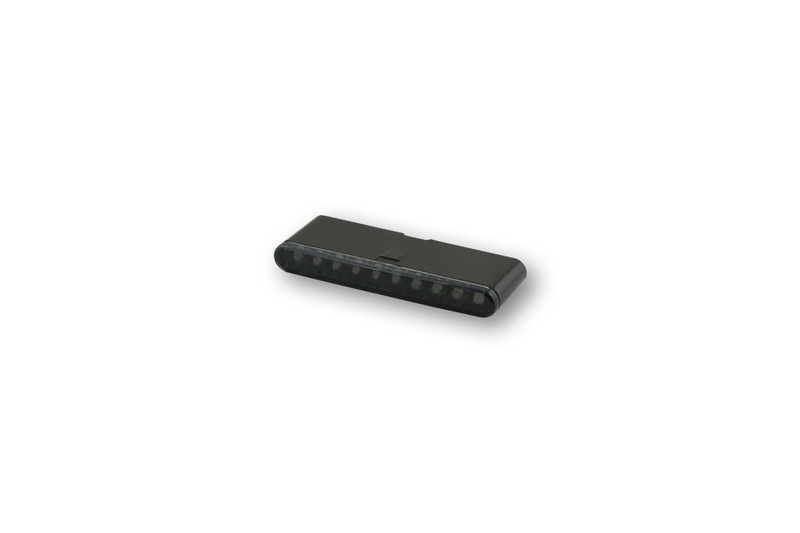 HIGHSIDER Pro Stripe-Run LED-volgordemodule behuizing zwart / lens rookgrijs (paar), voor & achter
