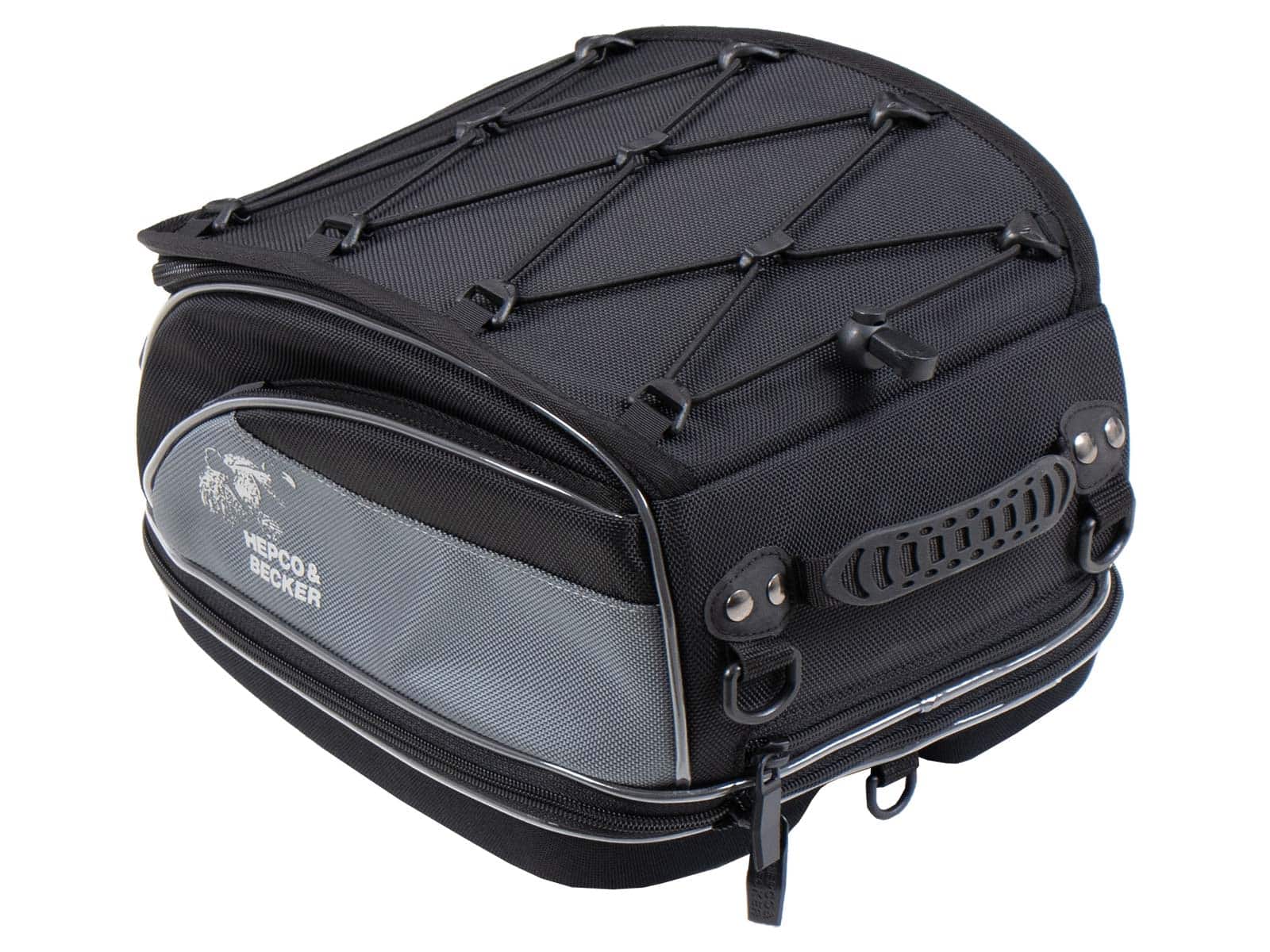 Achtertas Street zwart incl. Seatpad Basic Hepco & Becker
