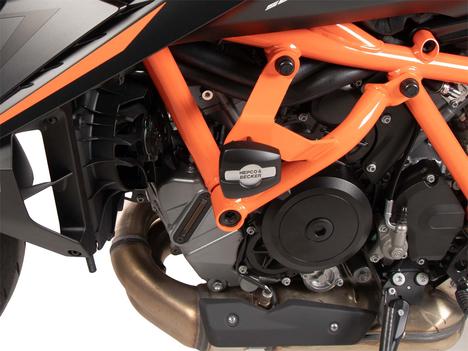 Motorbeschermer incl. beschermpad oranje voor KTM 1390 Super Duke R / EVO (24-)