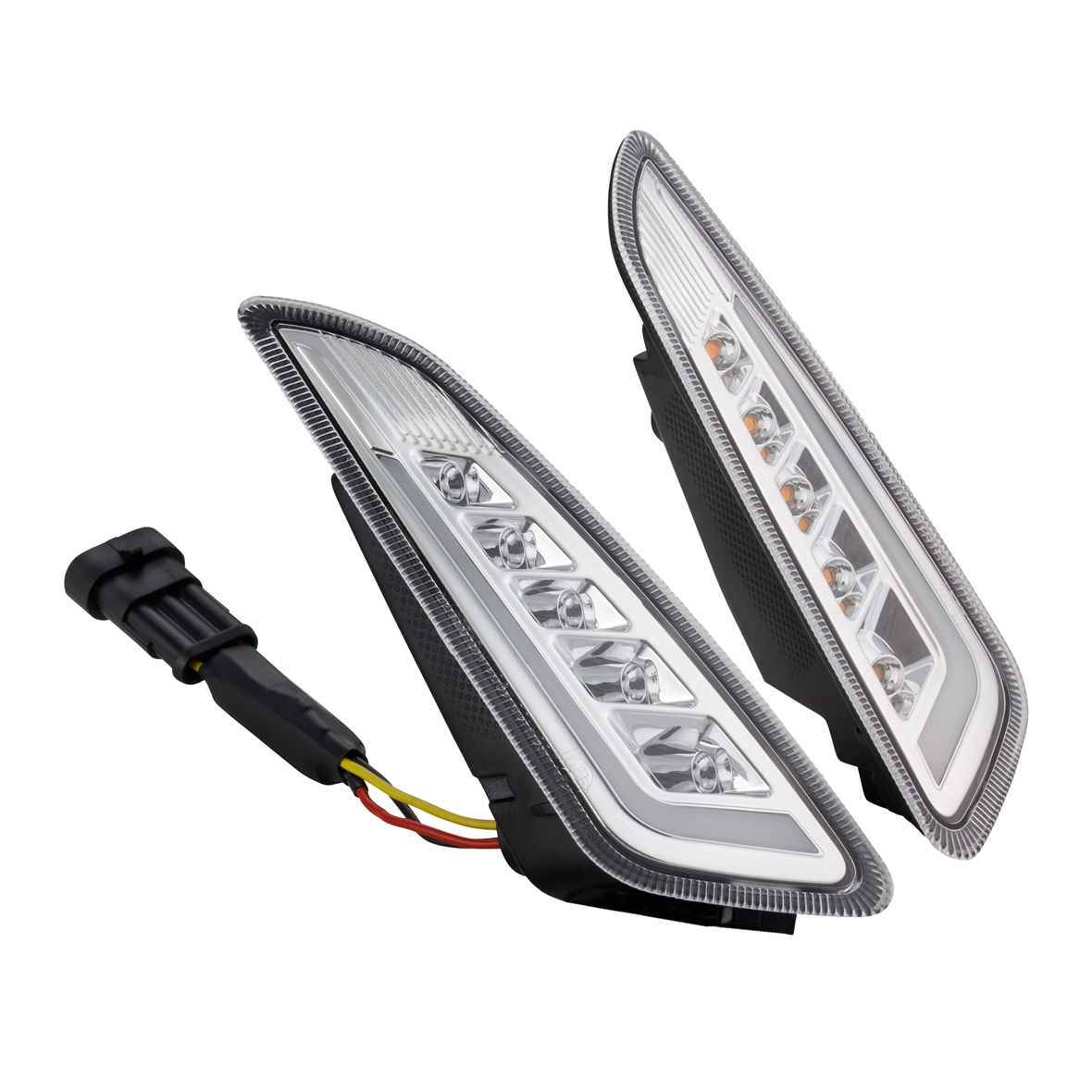 Richtingaanwijzer kit links / rechts LED duidelijk voor Vespa Primavera / Sprint 125-150cc SIP Style
