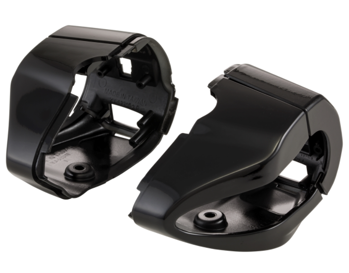 Afdek schakelaar unit, rechts/links, voor/achter voor Vespa Primavera/Sprint, glanzend zwart