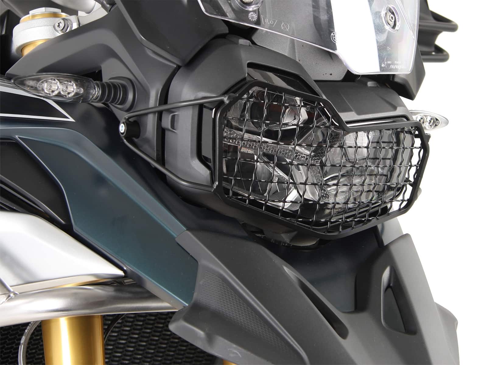 Lampbeschermer zwart voor BMW F 750 GS Hepco & Becker