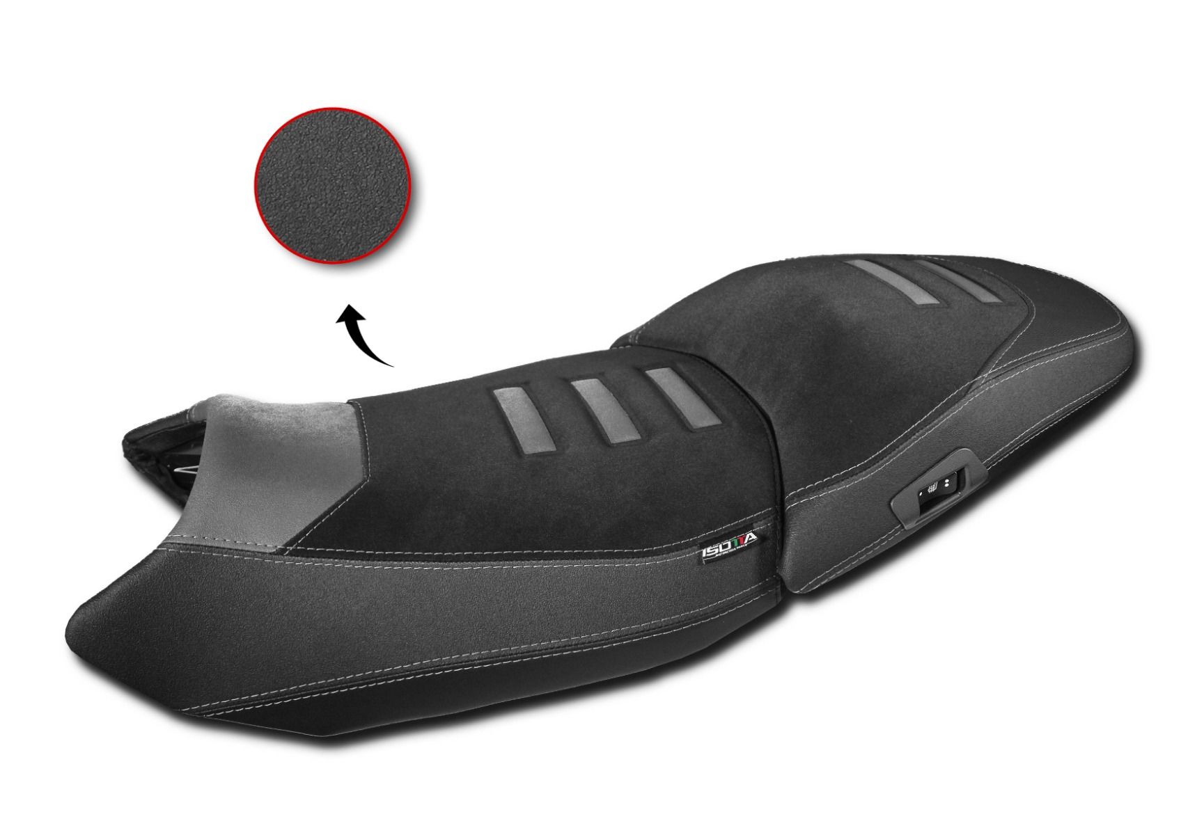 Stoelbekleding verlaagd, in 3D vezel voor BMW R 1300 GS
