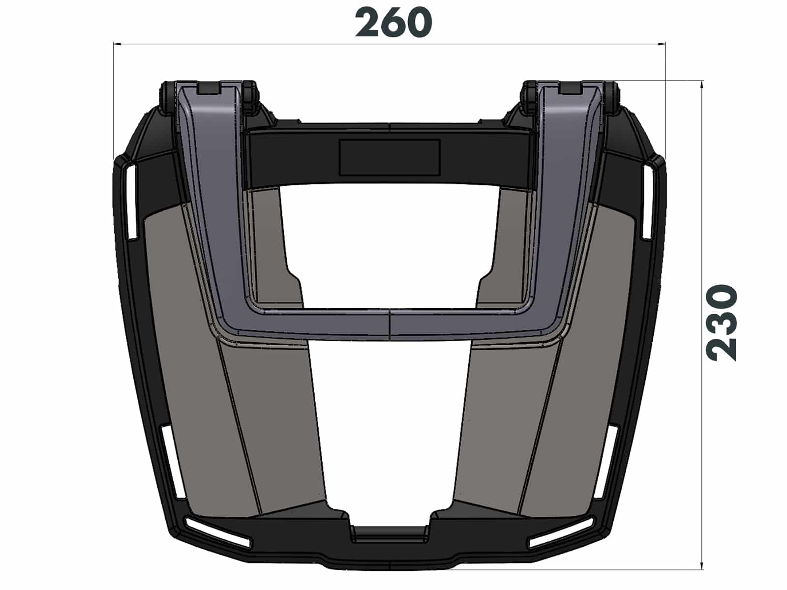 Easyrack topkoffer drager voor Aprilia SR GT 125 / 200 / Sport (22-) Hepco & Becker