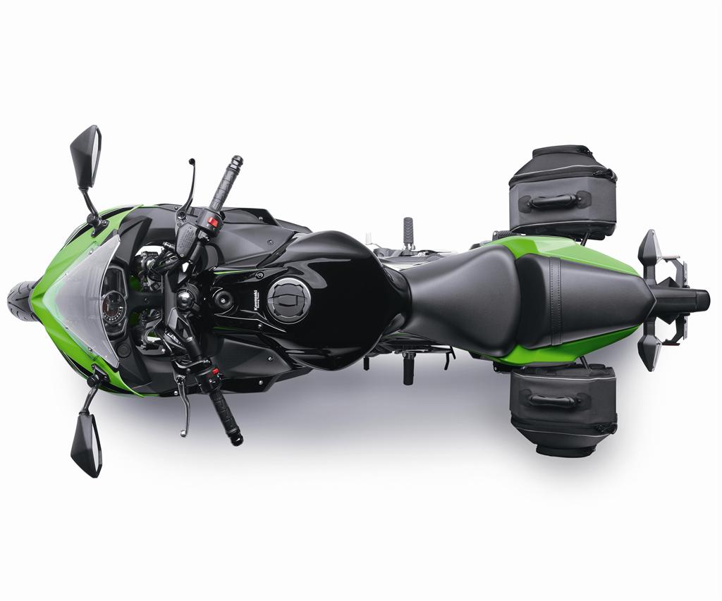 Zijtassen 2 x 14 liter voor Kawasaki Ninja 650 / Z 650/S Origineel
