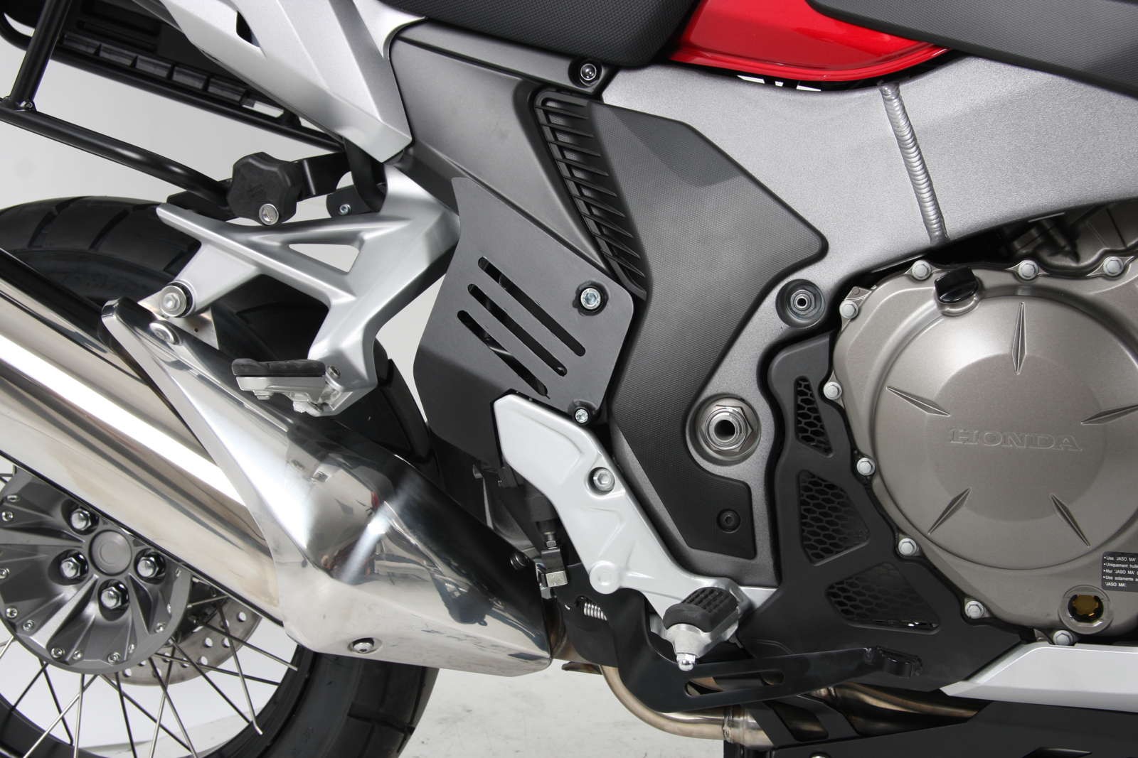 Afdekplaat rechts zwart voor Honda VFR 1200 X Crosstourer (12-20) Hepco & Becker