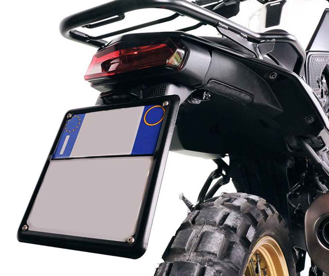 Korte carbon kentekenplaathouder voor Yamaha Ténéré 700 (19-24)-