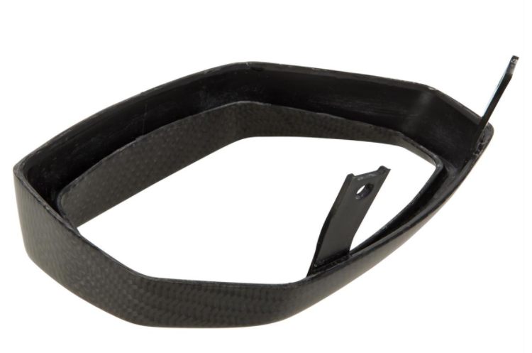 Lamp ring zwart voor Vespa Sprint 50-150ccm 2T/4T ('13-'18), Carbon
