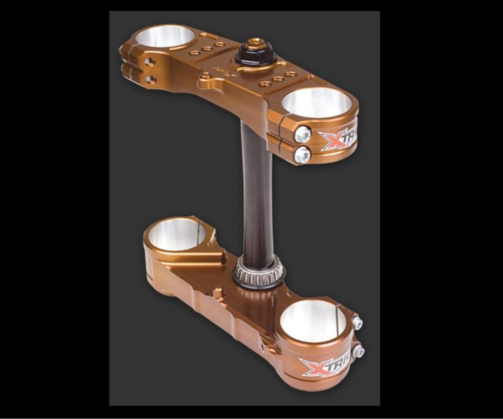 XTrig Triple Clamp Vorkhouder Houderset M12, stuur 22mm KX450F 2017/ KX450F 2015 Origineel Kawa