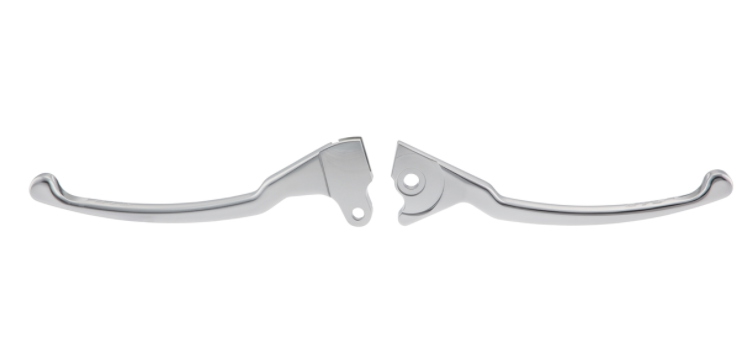 Sport hendelset rem links/rechts voor Vespa LX/LXV/S/Primavera/Sprint 50-150ccm, zilver
