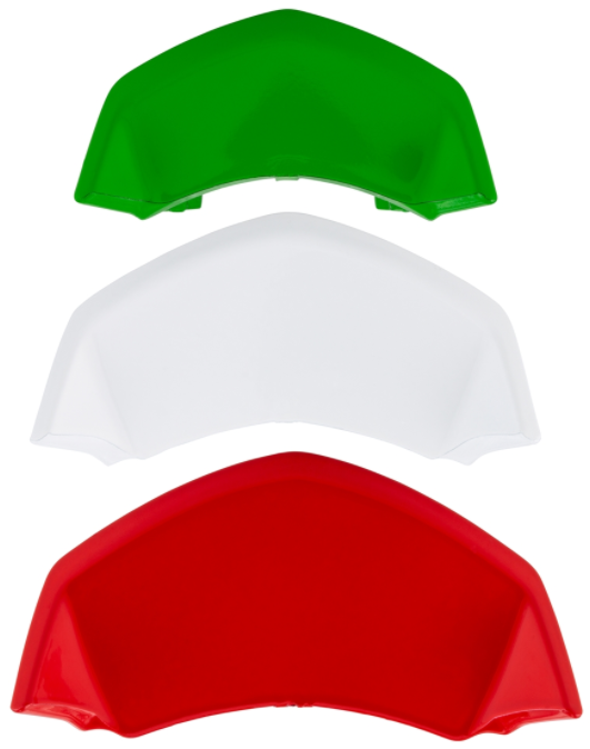 Cascade inzetstuk "Italië" groen/wit/rood voor Vespa Primavera/Sprint 50-150cc ('18-)