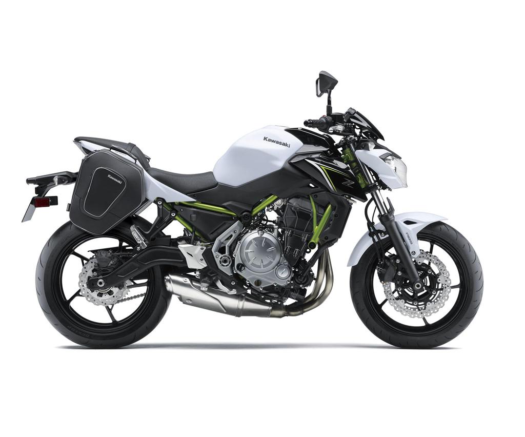 Zijtassen 2 x 14 liter voor Kawasaki Ninja 650 / Z 650/S Origineel