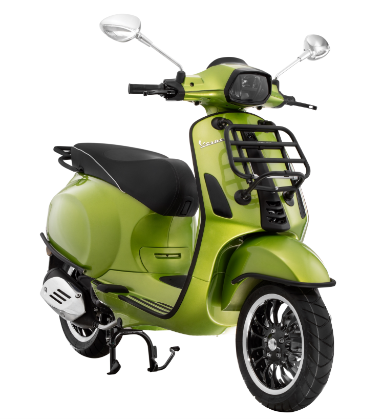 Voorbumper spatbord voor Vespa Primavera/Sprint/Elettrica 50-150ccm, mat zwart