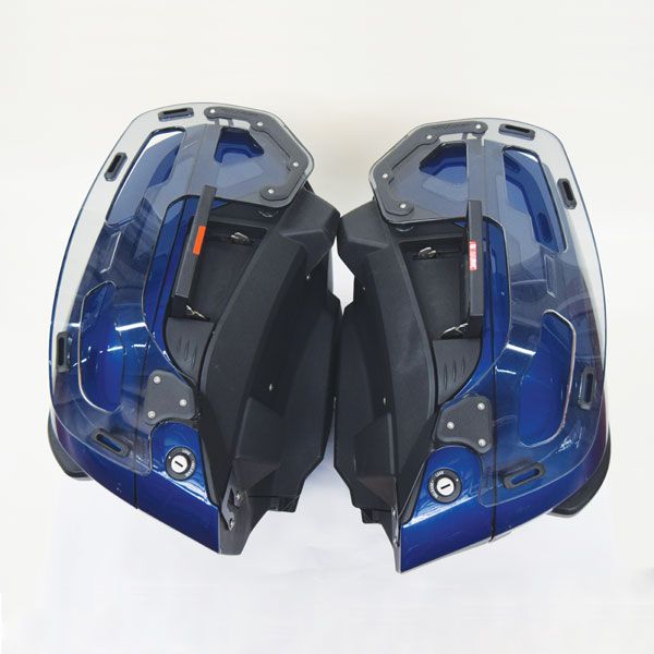 Bagagerek voor zijkoffer BMW K 1600 GT/GTL, R 1250 RT, R 1200 RT, PMMA, licht getint