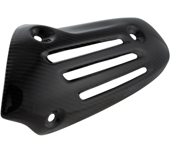 Hitteschild uitlaat voor Vespa Primavera/Sprint 50-150cc 4T AC ('16-), Carbon
