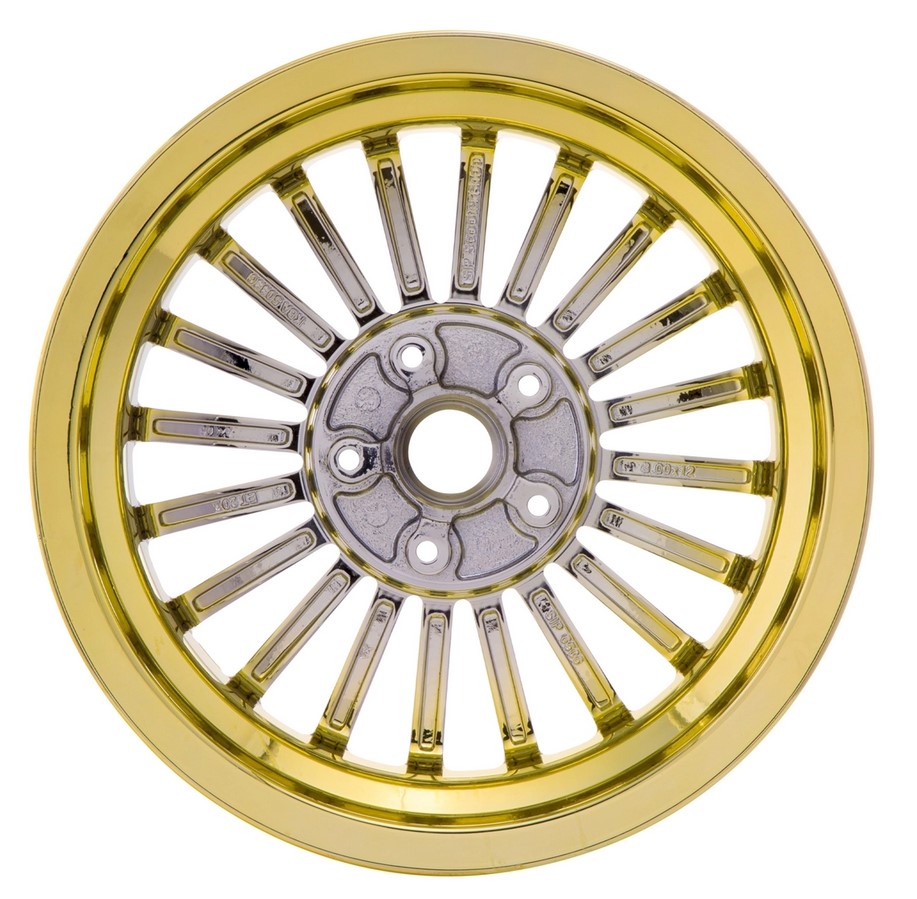 Velg voor/achter voor Vespa GTS/GTS Super/GTV/GT 60/GT/GT L 125-300cc, goud
