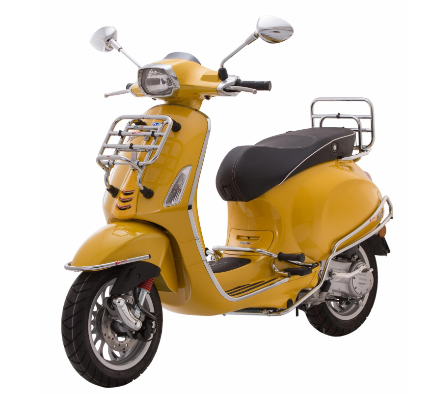 Voorbumper spatbord voor Vespa LX/LXV/S/Primavera/Sprint/Elettrica 50-150ccm, chroom