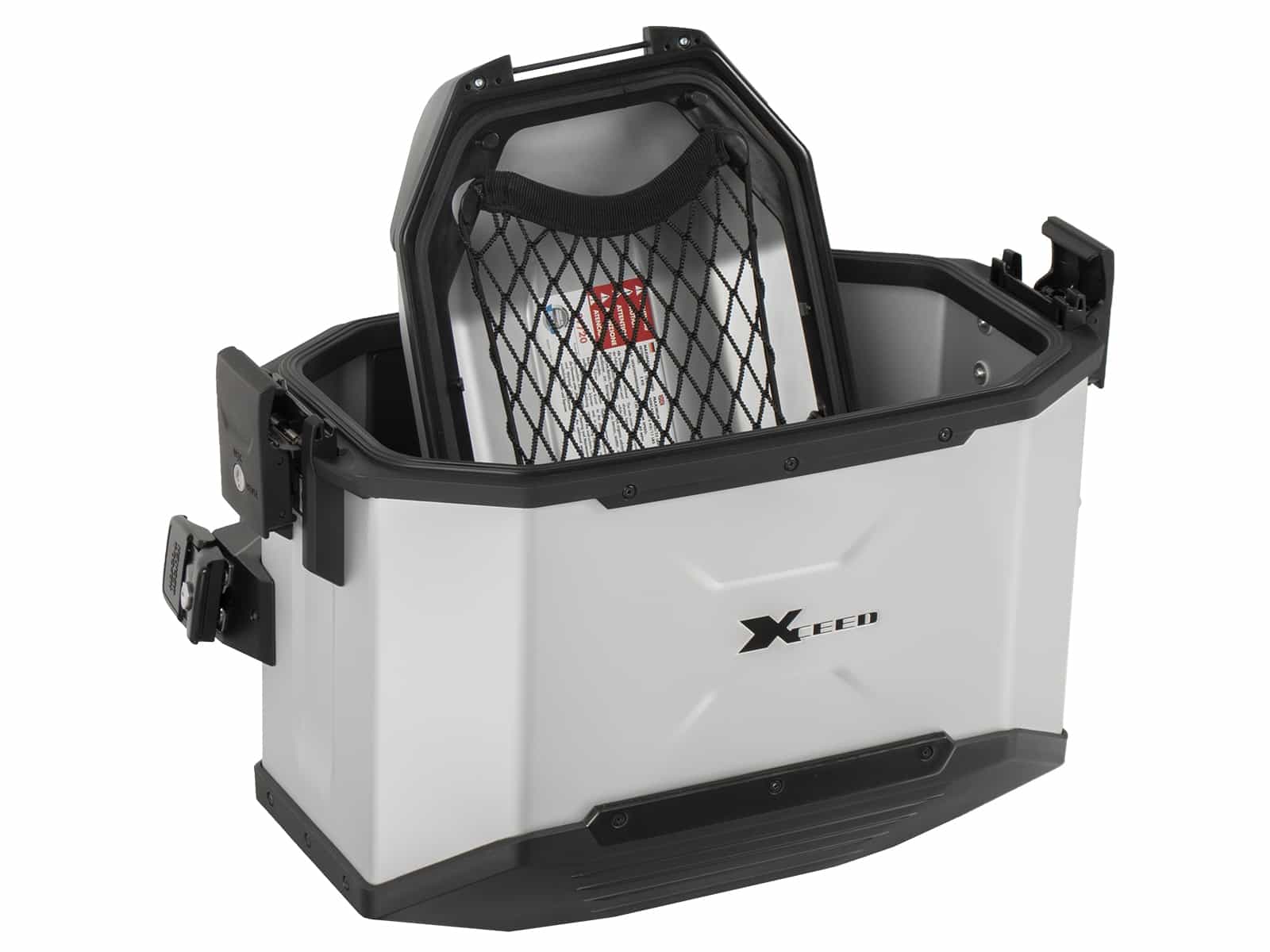 Xceed zijkoffer 38 liter zilver Hepco & Becker