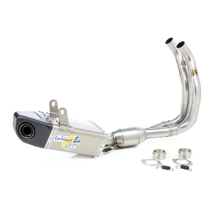 LeoVince uitlaatsysteem SBK Underbody Evo 2, compleet systeem voor Z 650 / Ninja 650 (Bj.17-19)