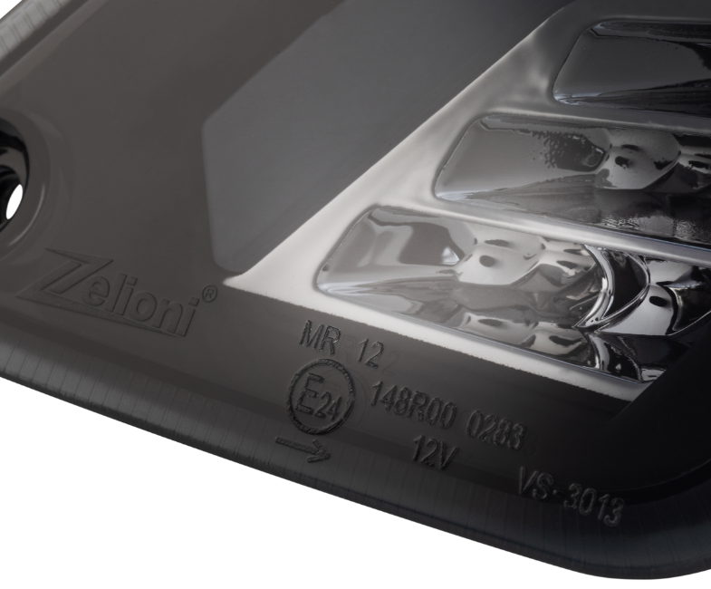 Knipperlichtset ZELIONI voor & achter voor Vespa GTS/GTS Super/GTV 125-300cc, getint