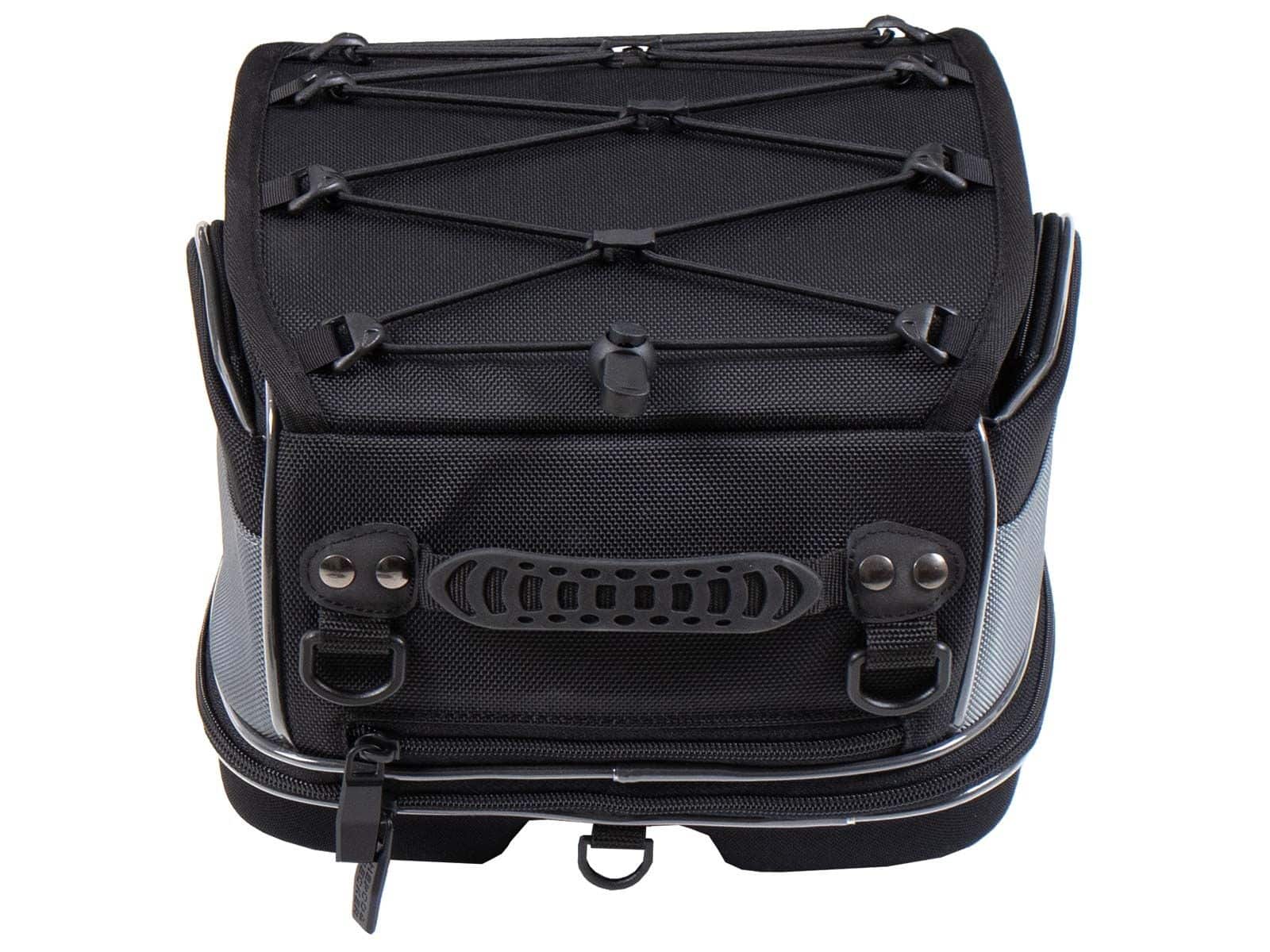 Achtertas Street zwart incl. Seatpad Basic Hepco & Becker