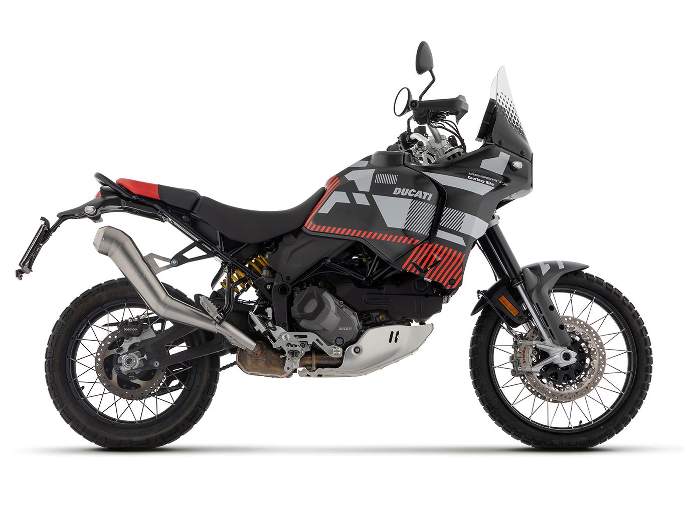 ARROW DAKAR REPLICA uitlaat voor Ducati Desert X