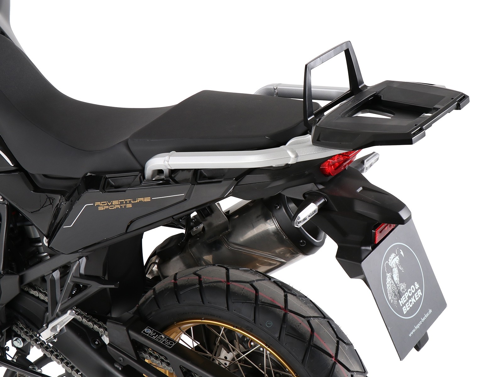 Alurack topkofferdrager voor originele bagagedrager Honda CRF1100L Africa Twin Adventure Sports (Bj.20-)