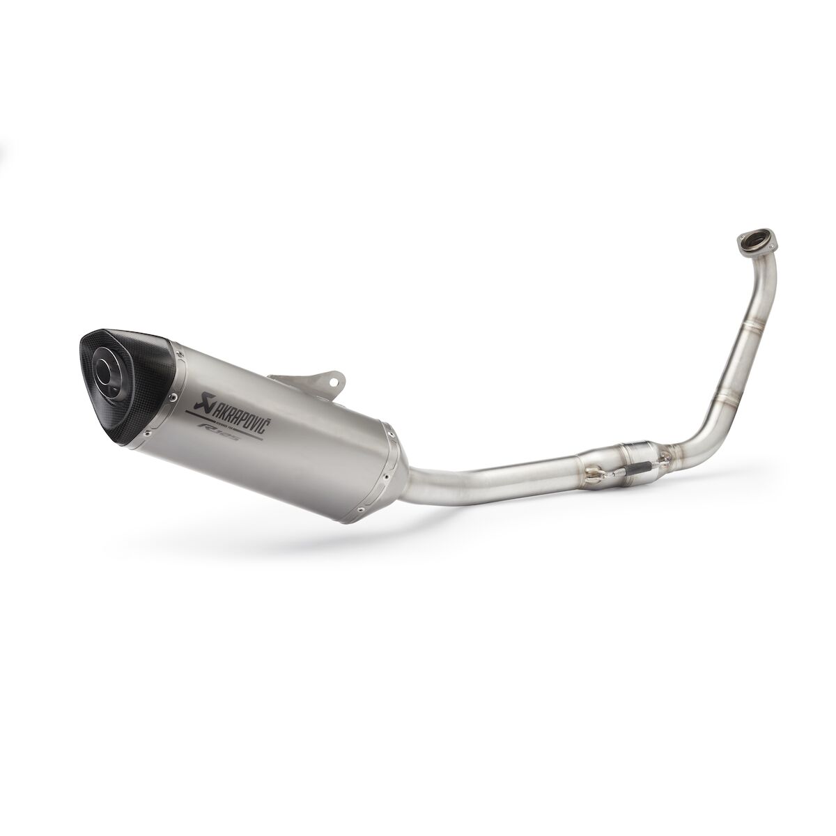 Compleet systeem met titanium demper voor YZF R 125 (Bj.19-) Akrapovic