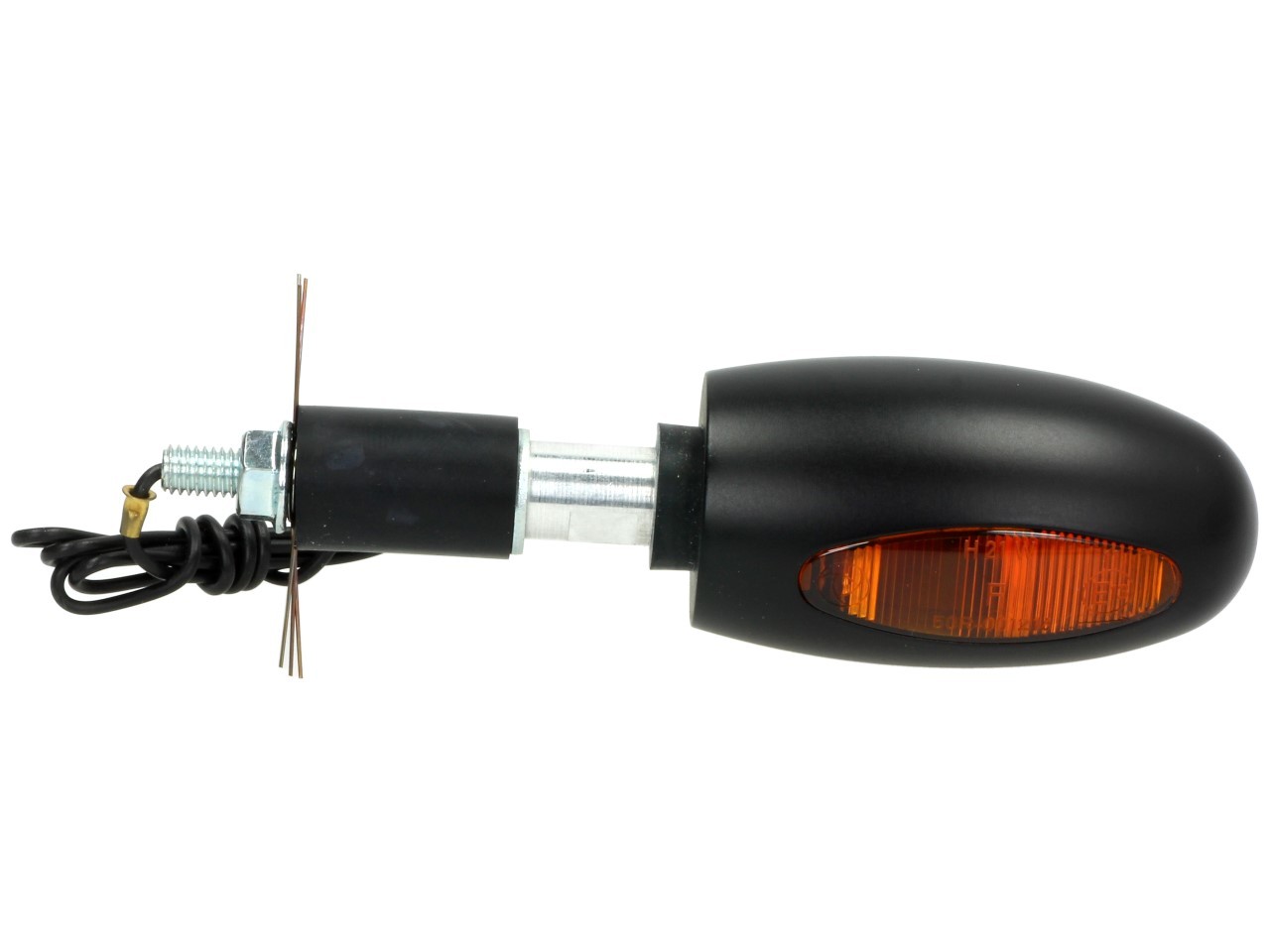 Kellermann aanwijzer, BL 1000 geel, aluminium, halogeen, VR/VL, 12 V, 21 W, zwart satijnglanzend