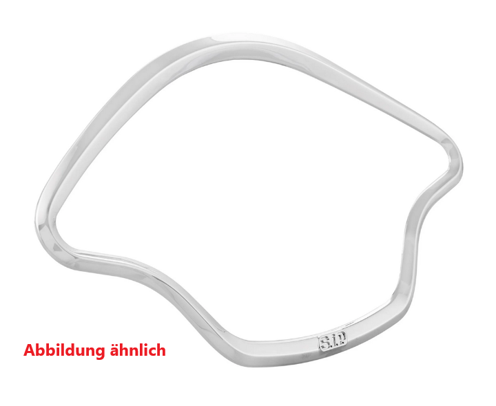 Decoratieve ring snelheidsmeter voor Vespa Primavera/Sprint/Elettrica 50-150ccm 2T/4T AC, mat chroom
