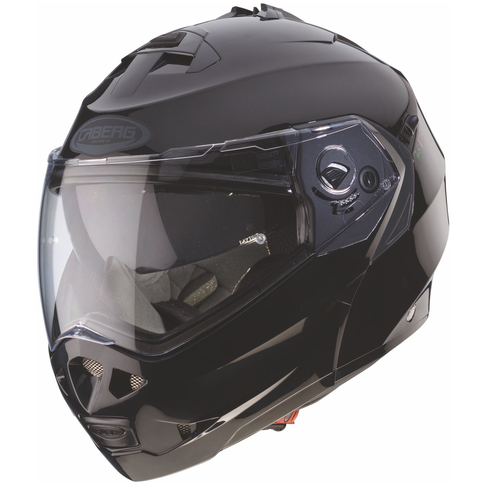 Caberg Helm Duke II Smart, zwart (onbeschilderd)