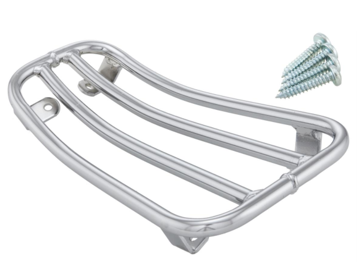 Bagagerek doortrap chroom voor Vespa Primavera/Sprint 50-150ccm