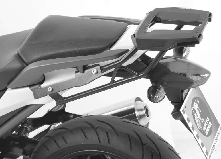 Easyrack topkofferdrager zwart voor Honda NC 700 X (12-13) /NC 750 X/ DCT (14-20) Hepco & Becker