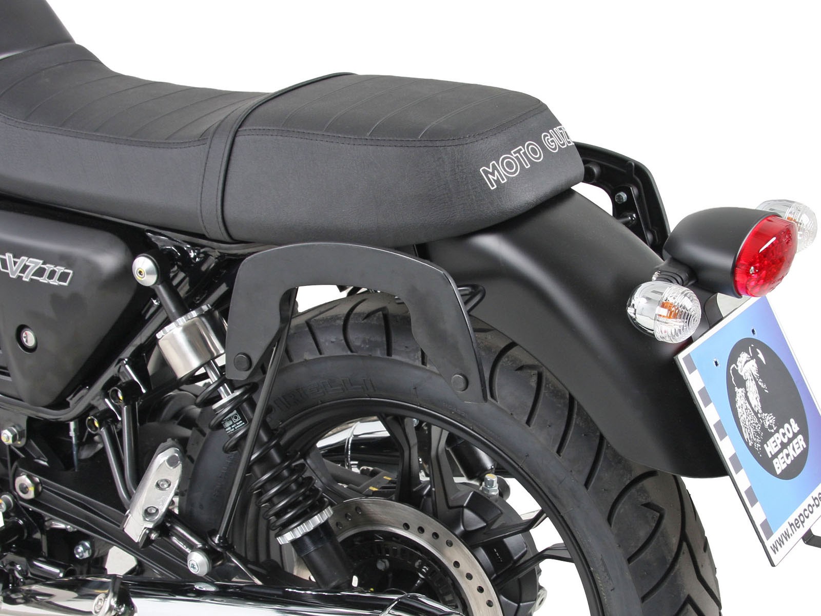 C-Bow zijdrager chroom voor V 7 II Classic (Bj.15-) Hepco & Becker