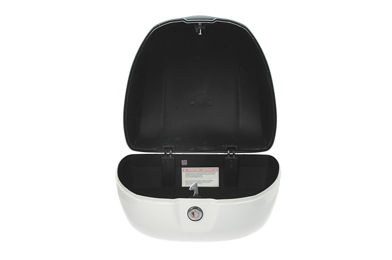 Vespa-topkoffer 32 l, glanzend geel, Q09, zonder rugleuning