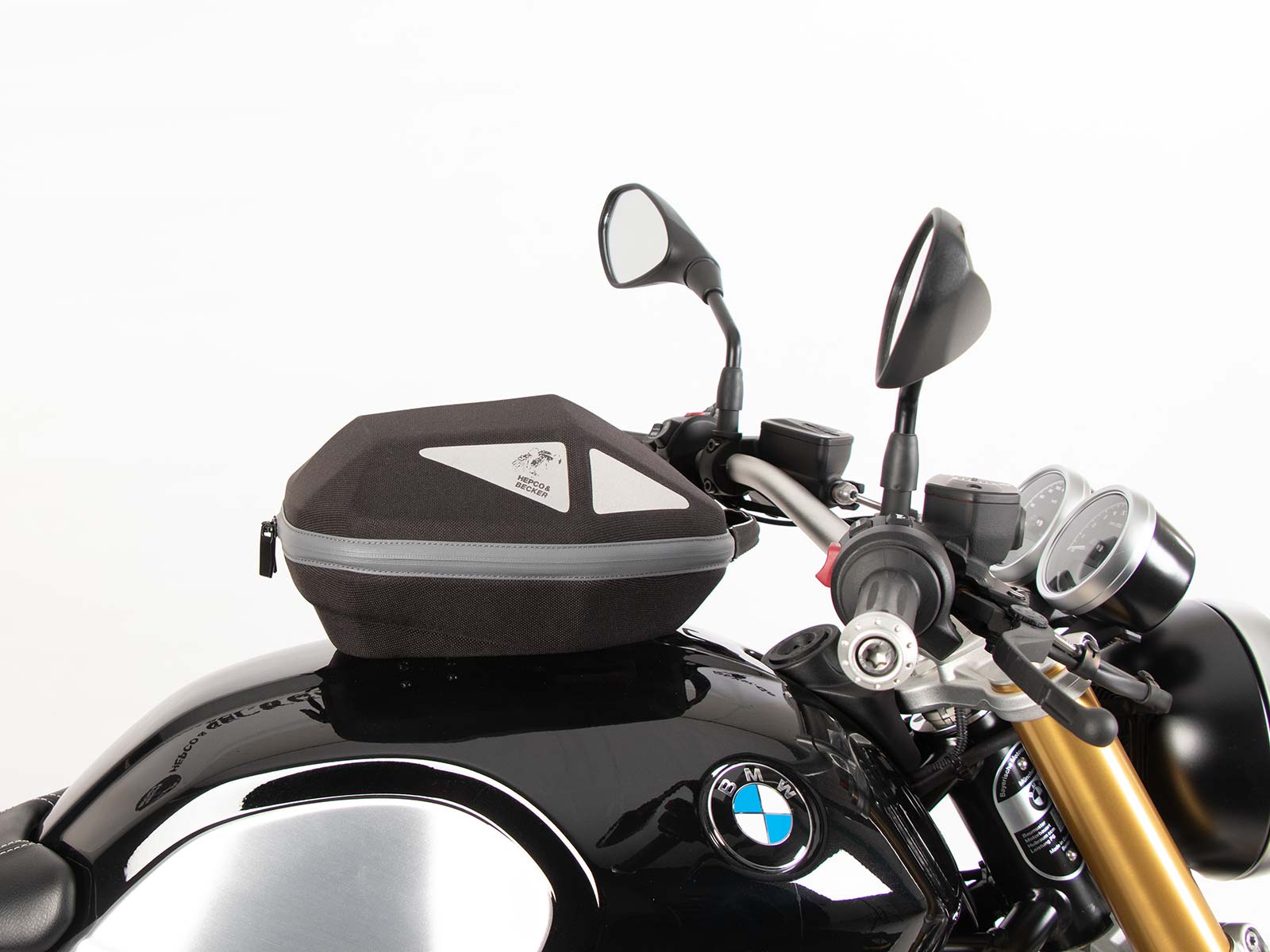 Basistankring incl. tanktasvergrendeling voor BMW R nineT Scrambler (16-23) Hepco & Becker