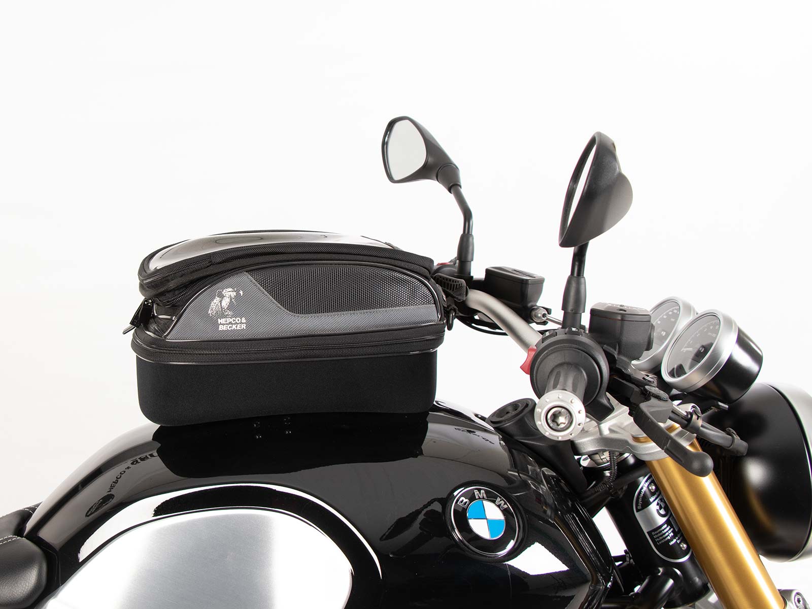 Basistankring incl. tanktasvergrendeling voor BMW R nineT Scrambler (16-23) Hepco & Becker