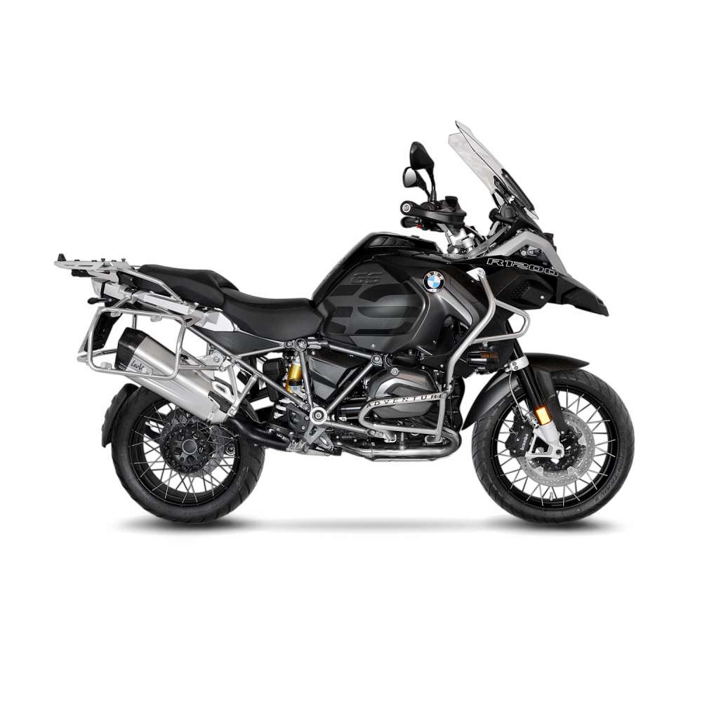 LeoVince uitlaatsysteem LV-12 voor BMW R 1200 /1250 GS /Adventure, titanium, slip on, E-certificaat