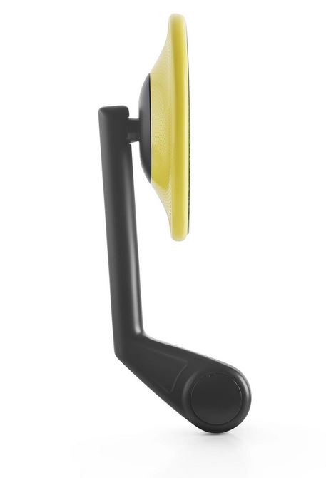Stuurspiegel RIZOMA E-POP links of rechts voor Vespa, zwart/geel