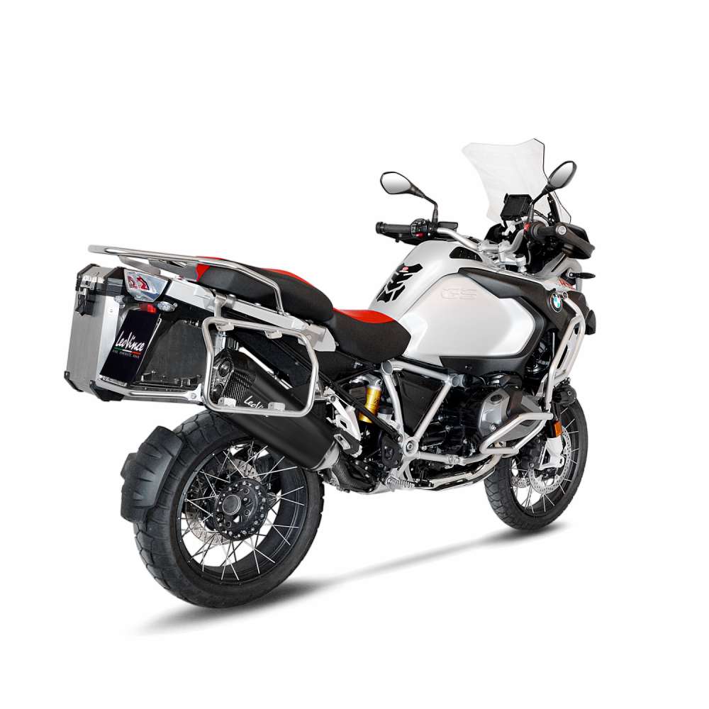 LeoVince uitlaatsysteem LV-12 voor BMW R 1200 /1250 GS /Adventure, zwart, slip on, E-certificaat