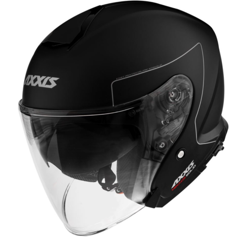 Axxis jethelm, Mirage SV Solid, zwart mat