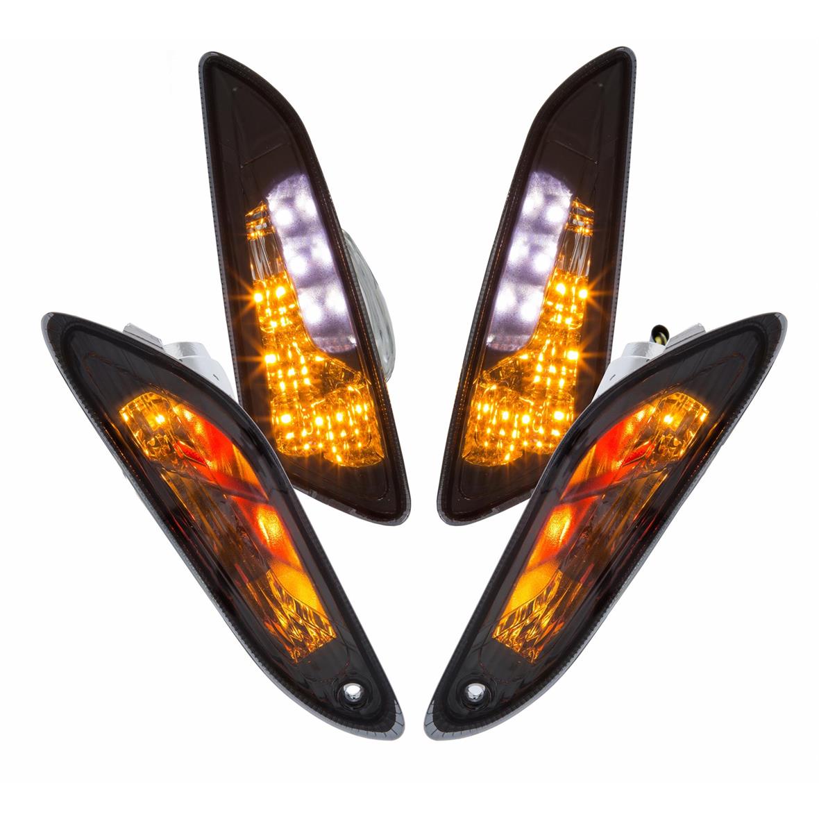 Indicator set LED getint voor Vespa Primavera/Sprint 50cc 2T/4T