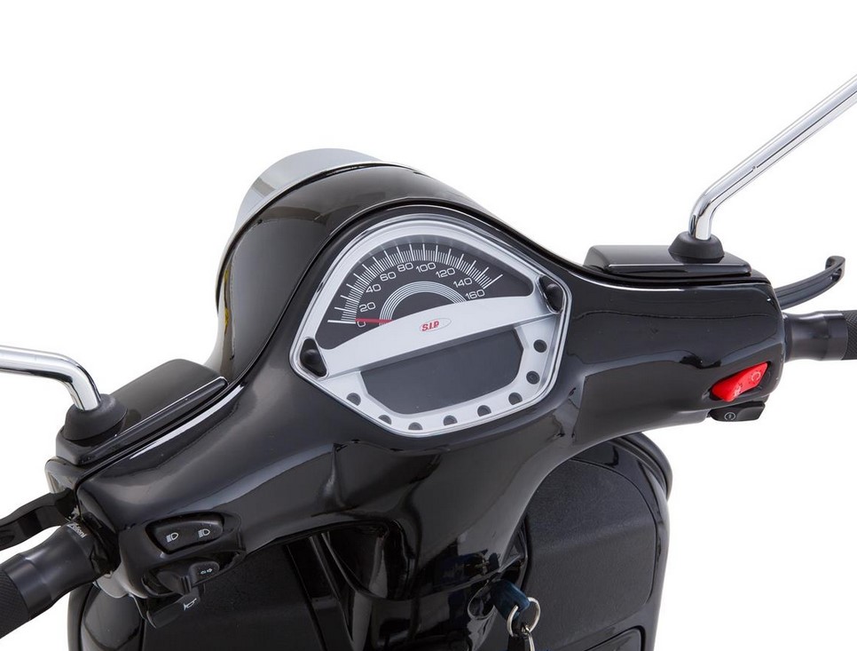 Toerenteller/snelheidsmeter voor Vespa GT/GT L 125/200cc/ GTS 125cc, zilver
